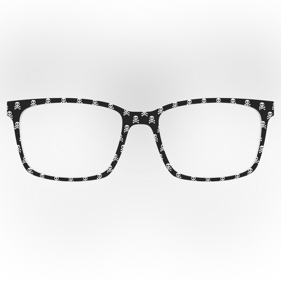 Pair Eyewear Accessories - Pair Eyewear Kirby Toppers - Skull and Crossbones (Halloween)